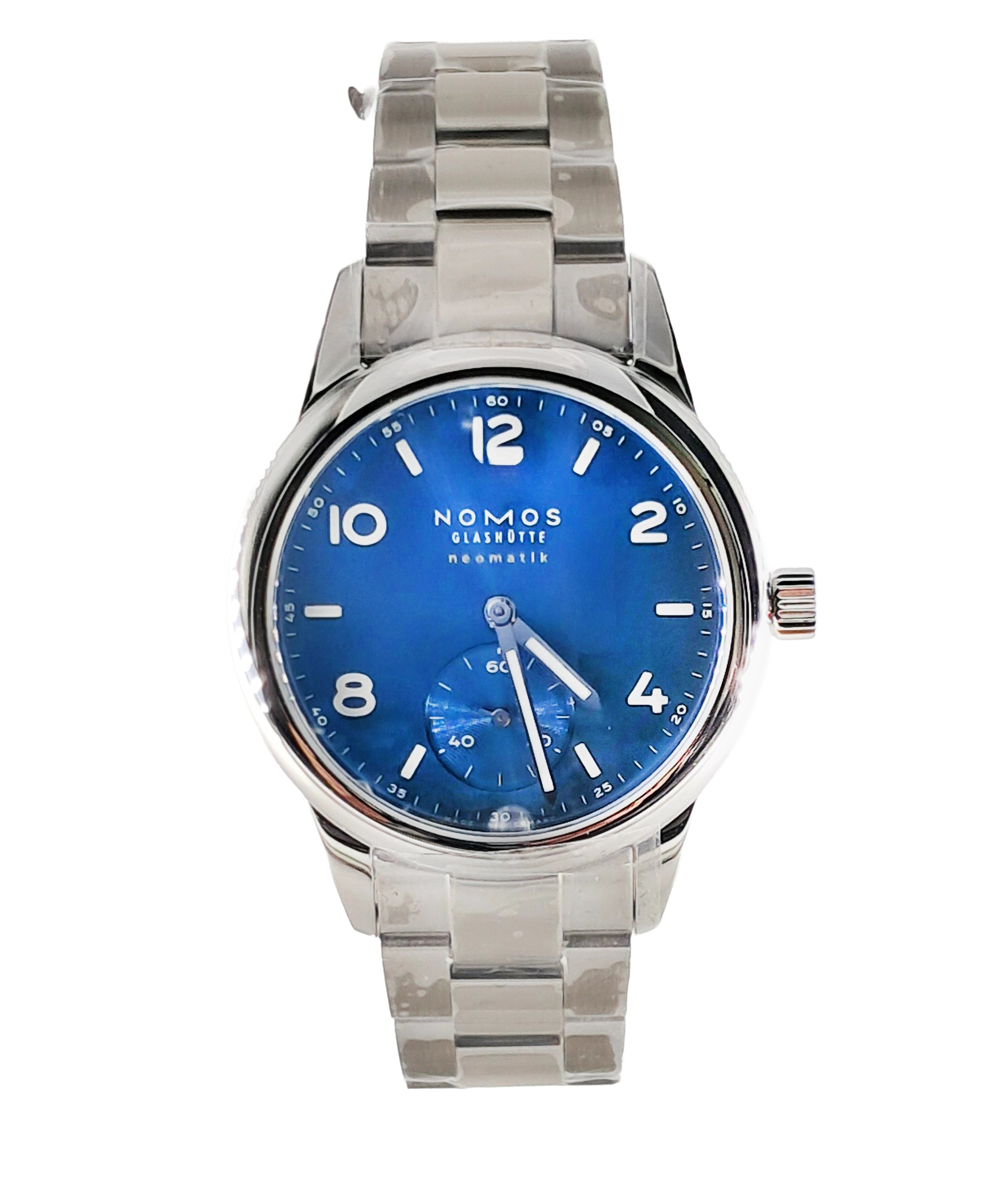 Nomos Glashütte Club Automatic Blue 37 mm