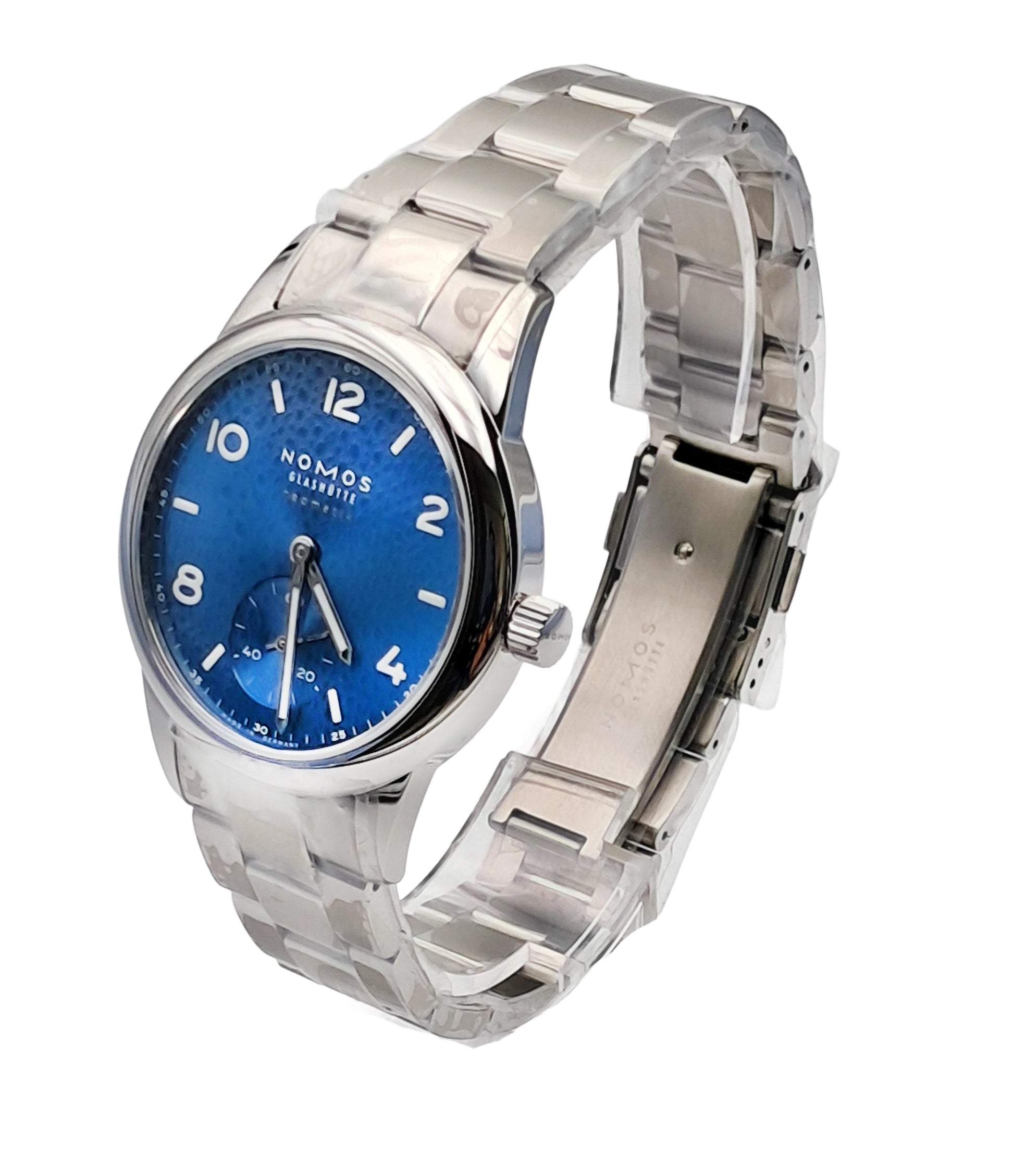 Nomos Glashütte Club Automatic Blue 37 mm