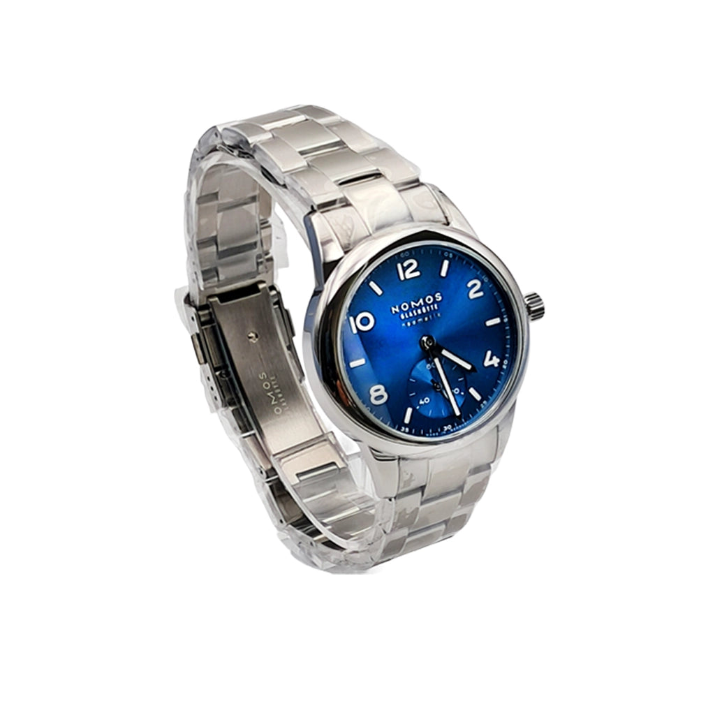 Nomos Glashütte Club Automatic Blue 37 mm