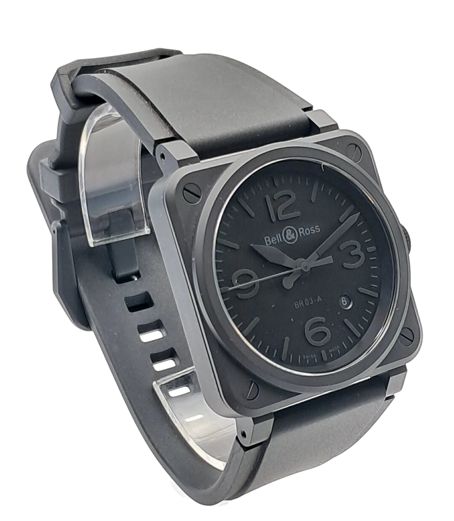 Bell & Ross BR 03 Phantom Automatik Schwarz