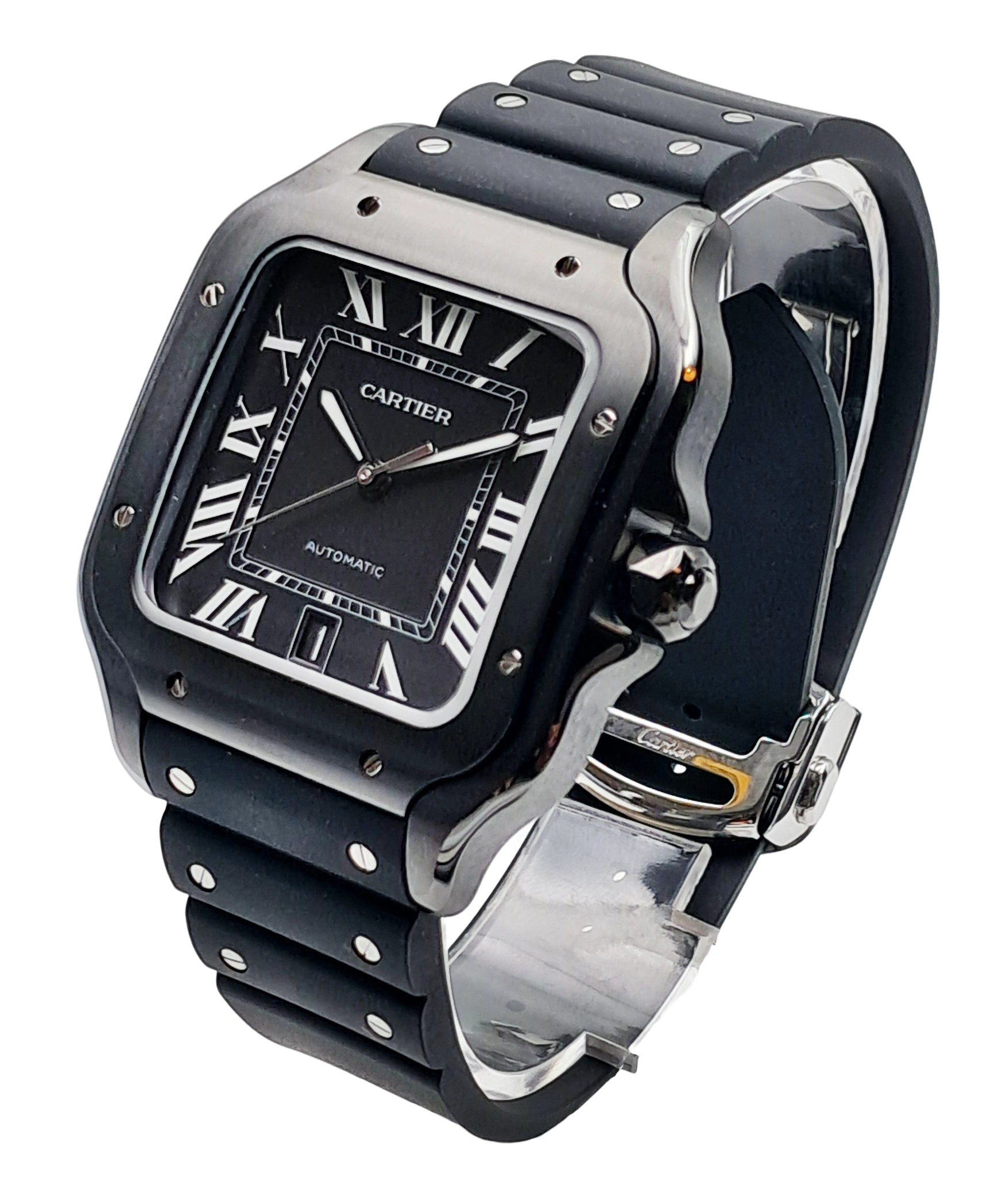 Cartier Santos Automatique Noir 39.8 x 47.5mm