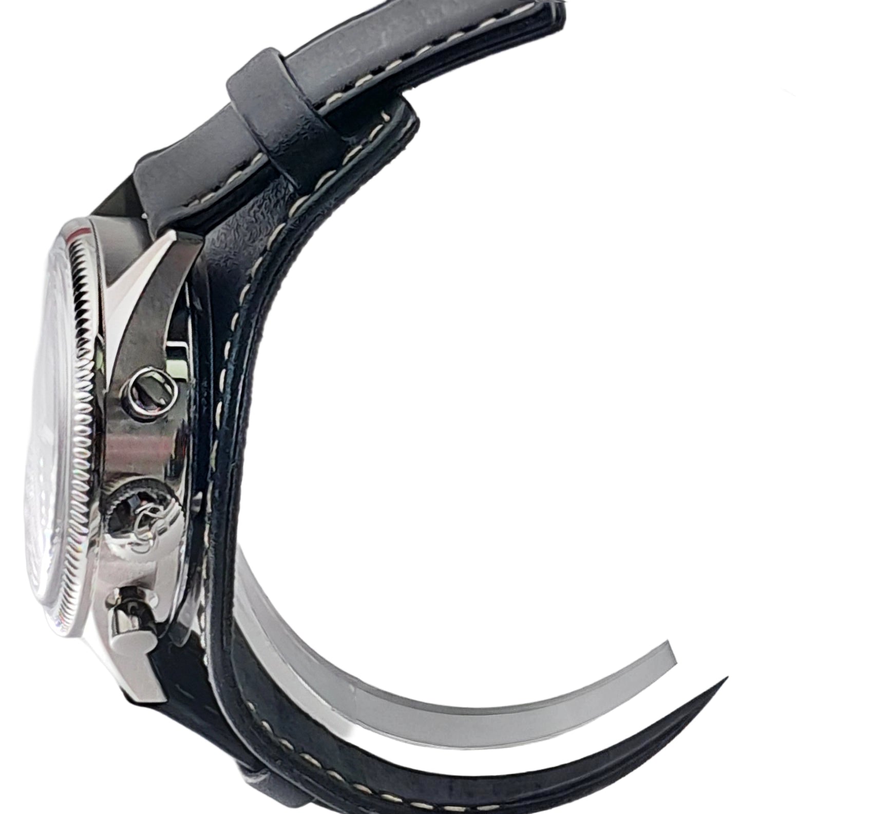 Hanhart 417 ES 1954 Handaufzug Schwarz 39mm