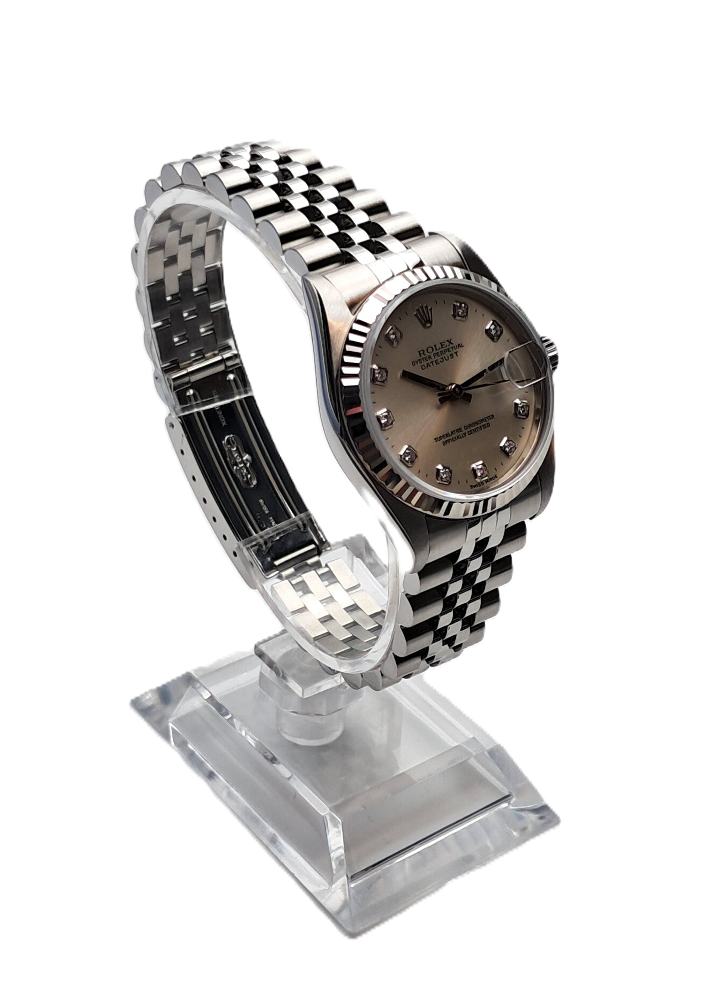 Rolex Datejust Silver Diamond Jubilee 31 CPO 1999