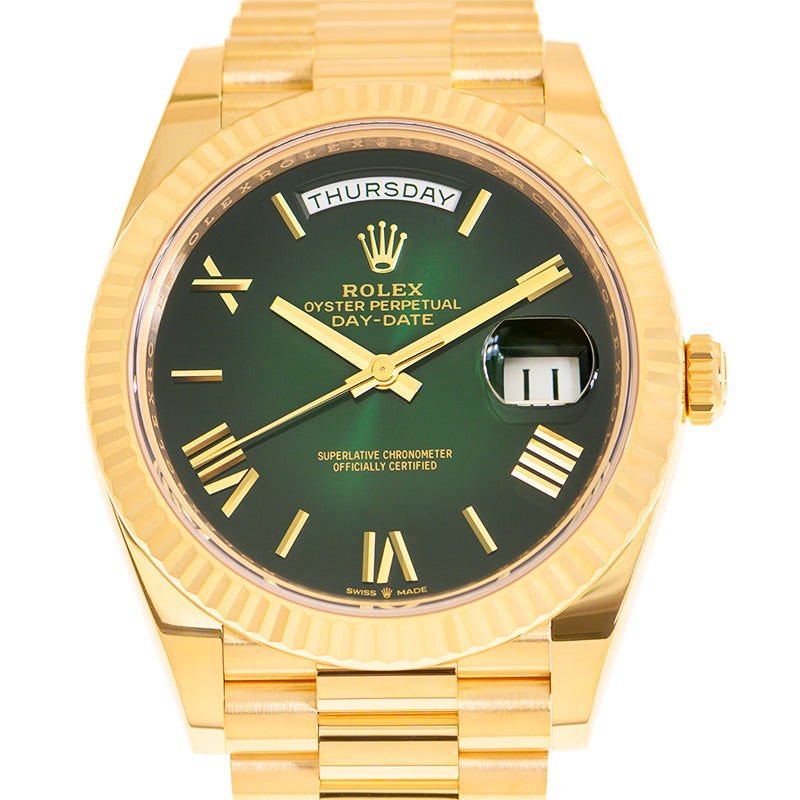 RolexDatum Automatik Grün 40mm