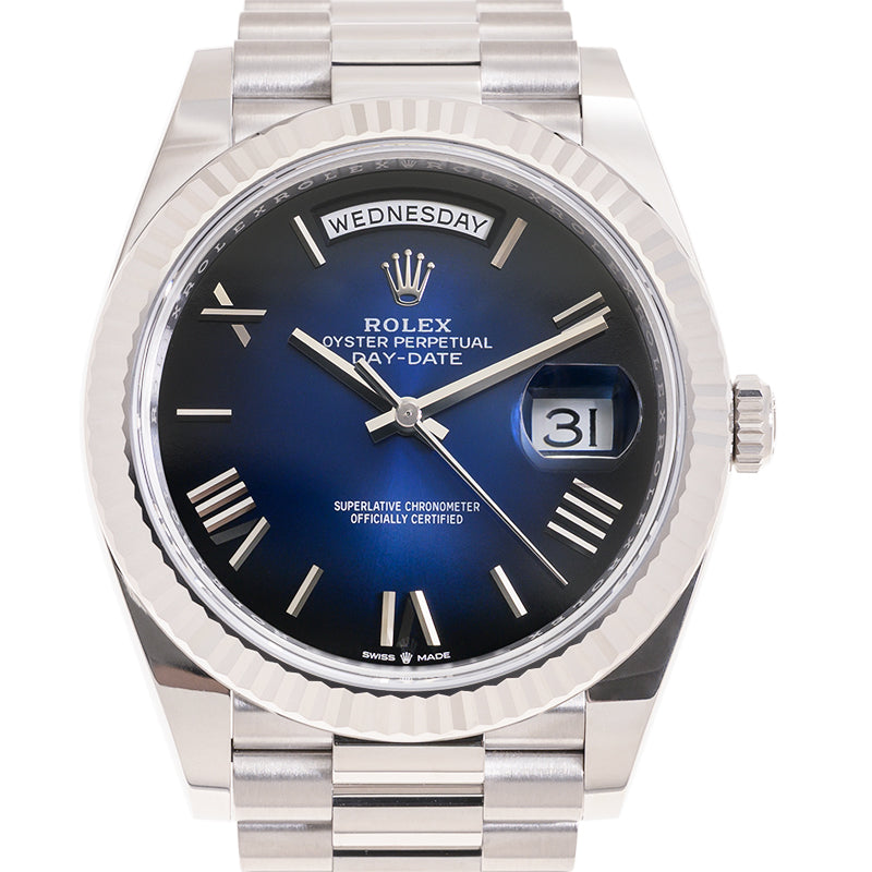 Rolex Day-Date 40 Blue Ombre President