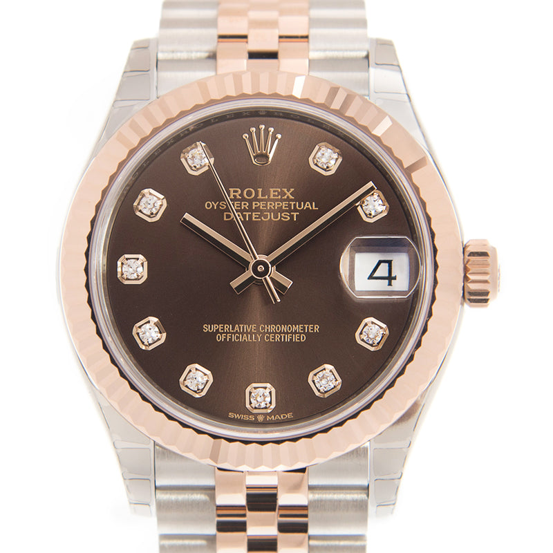 Rolex Datejust Brown Jubilee 31