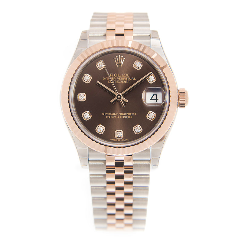 Rolex Datejust Brown Jubilee 31