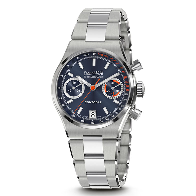 Eberhard & Co. Contodat Chronographe Automatic Blue 39mm