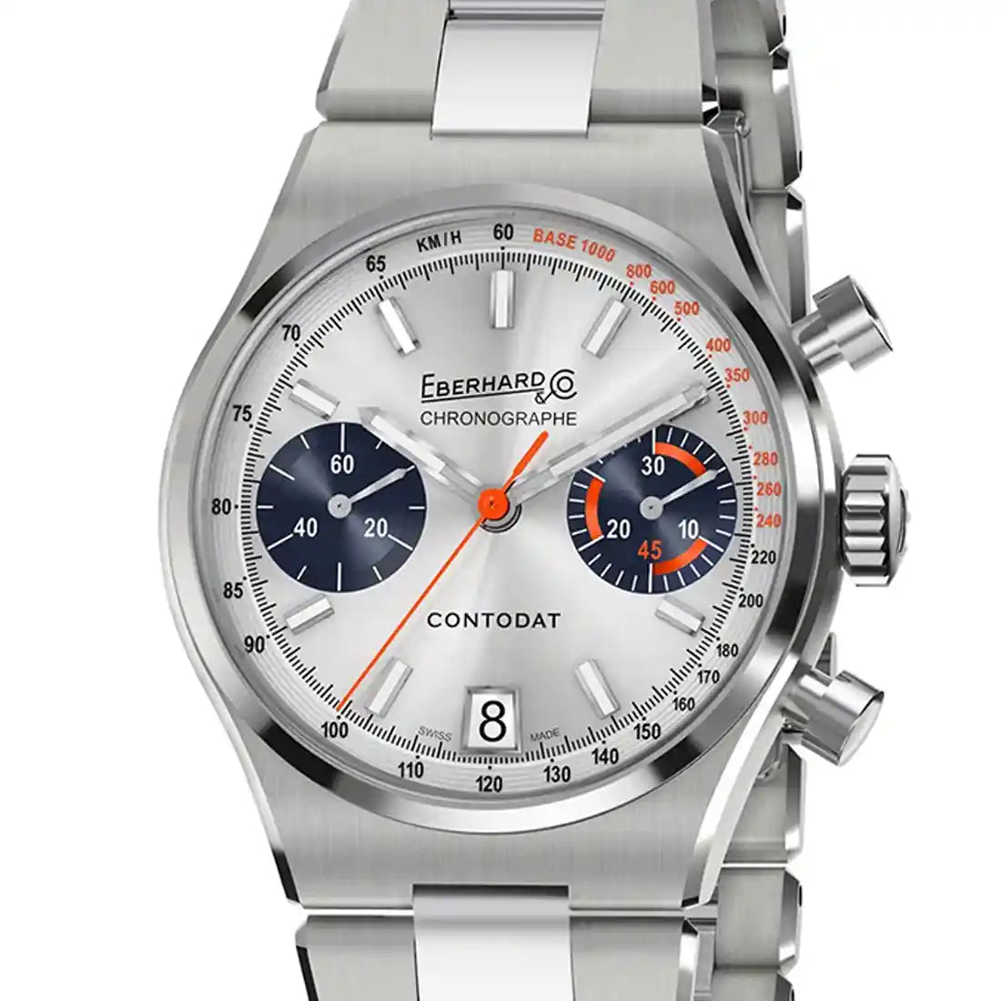 Eberhard & Co. Contodat Chronographe Automatic Silver 39mm