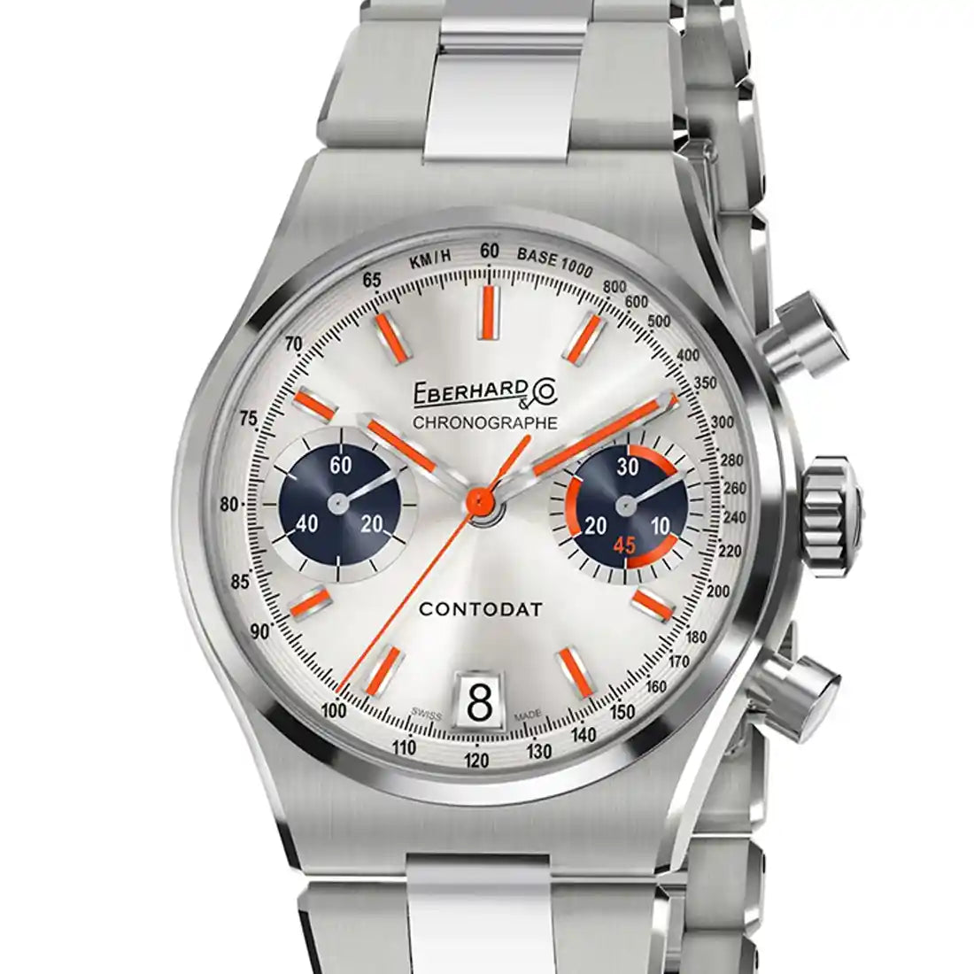 Eberhard & Co. Contodat Chronographe Automatic Silver 39mm