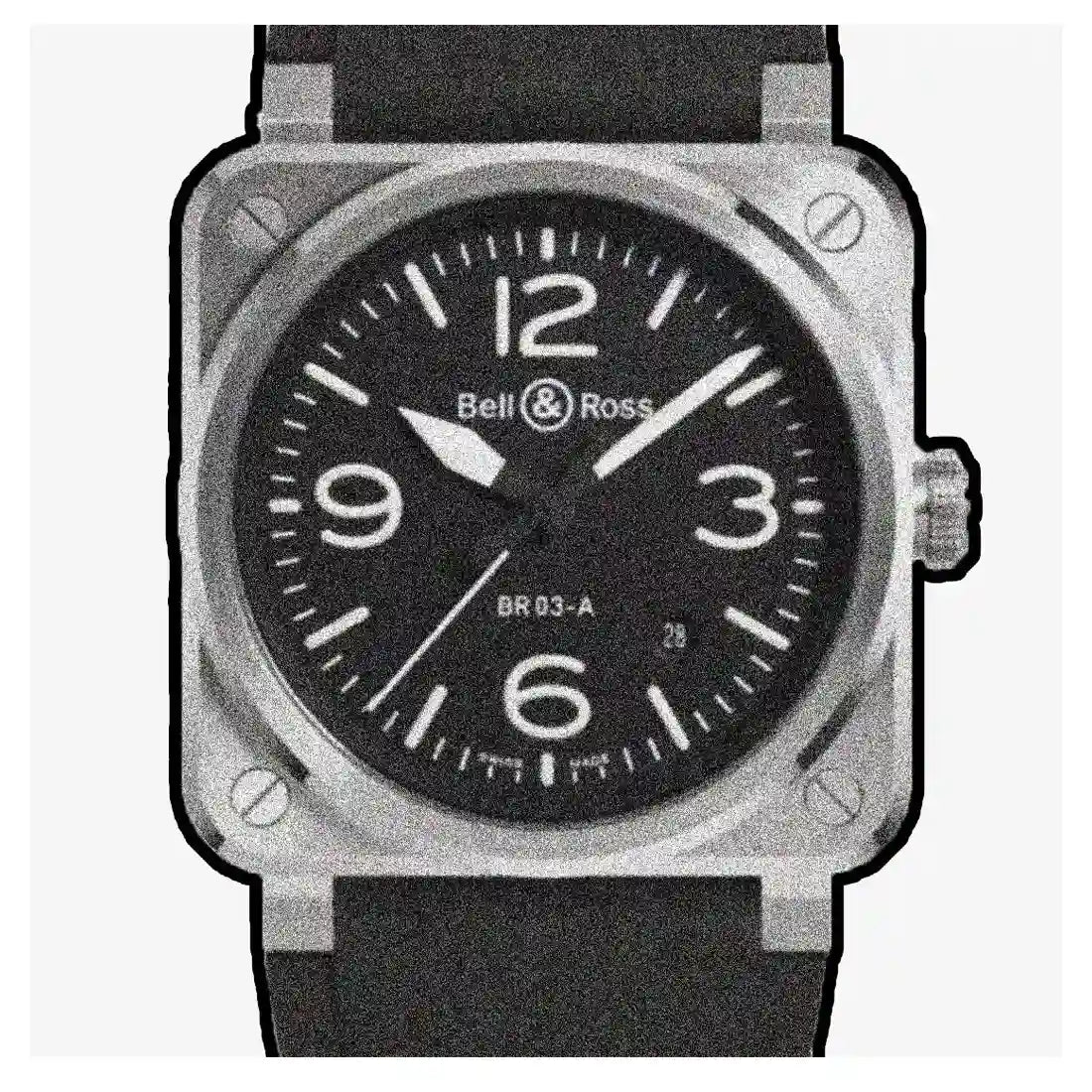Bell & Ross BR 03 Automatik Schwarz