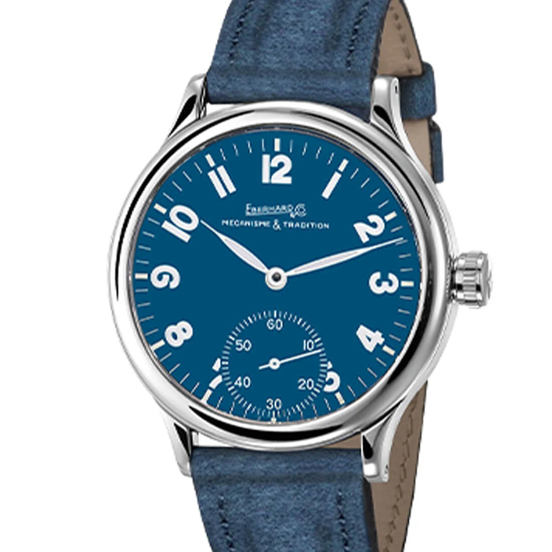 Eberhard & Co. Traversetolo Manual Winding Blue 43mm