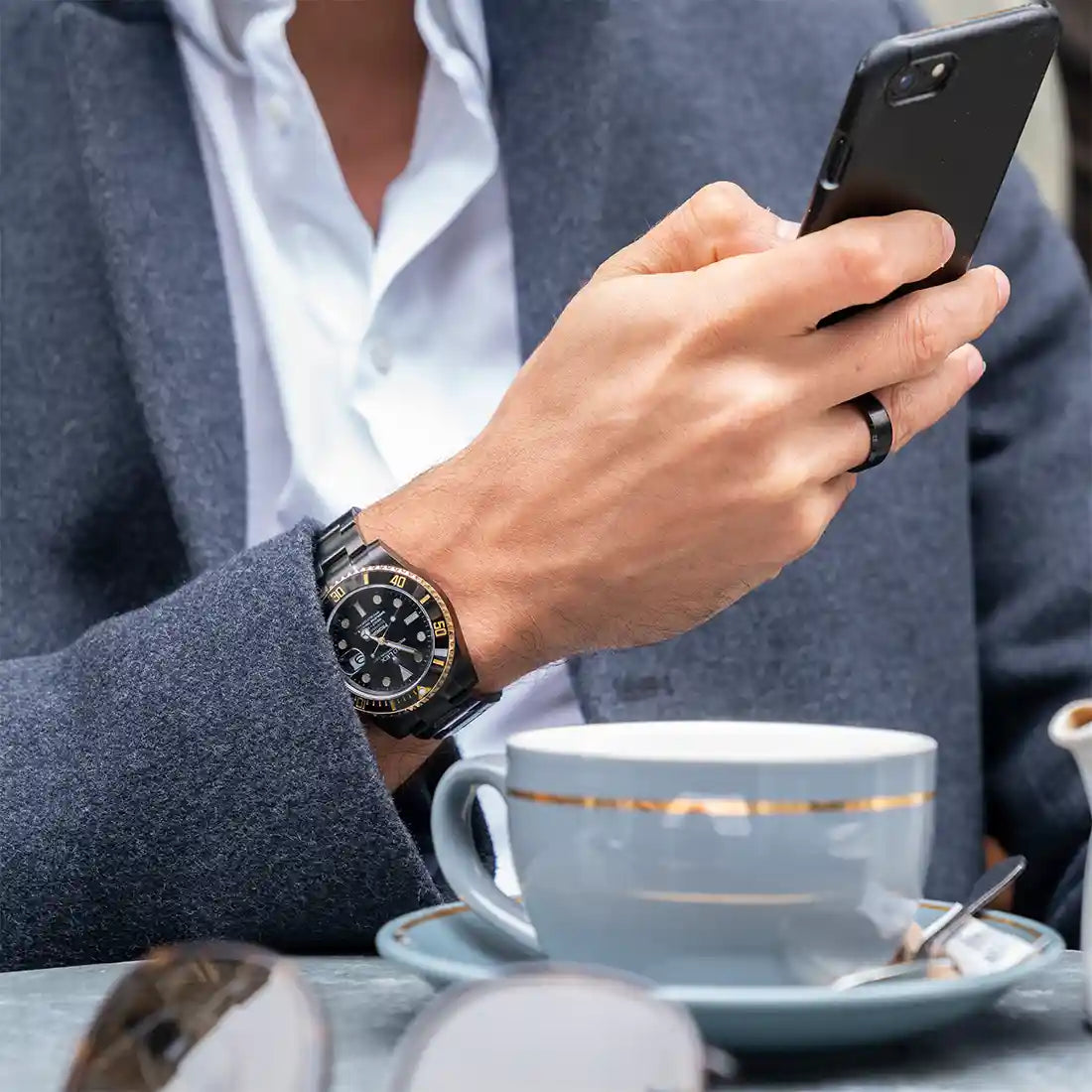 Pro Hunter Submariner Date Automatic Black 41mm