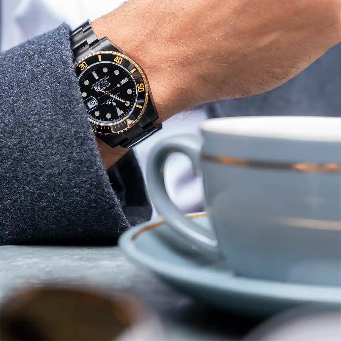 Pro Hunter Submariner Date Automatic Black 41mm