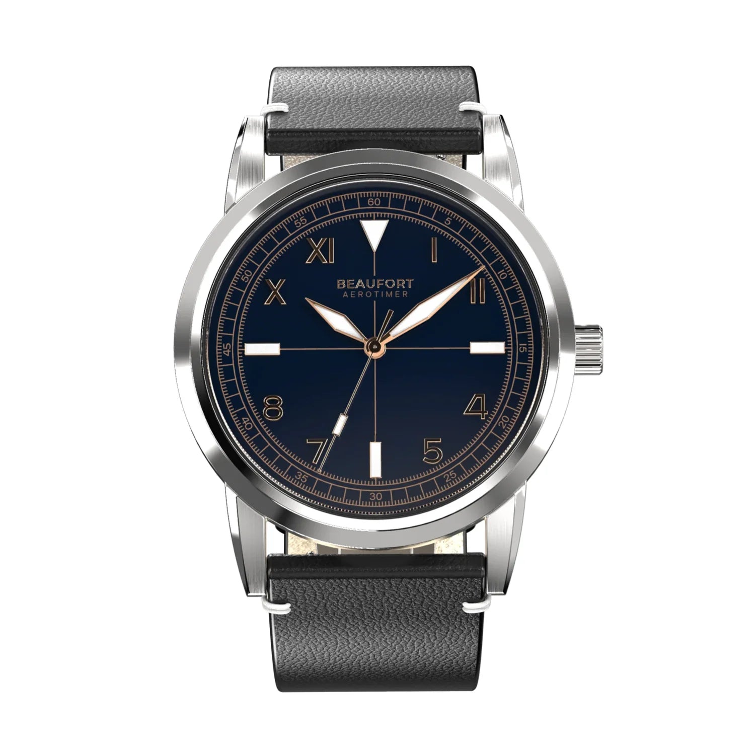 Beaufort Aerotimer beuAer18 Blue Dial Stainless steel 40mm Watch