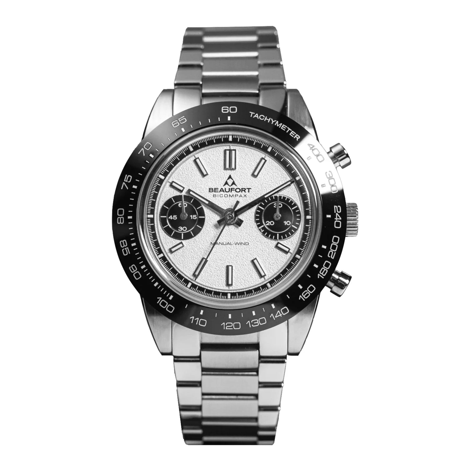 Beaufort Bicompax beuBic2 Silver Dial Stainless steel 40mm Watch