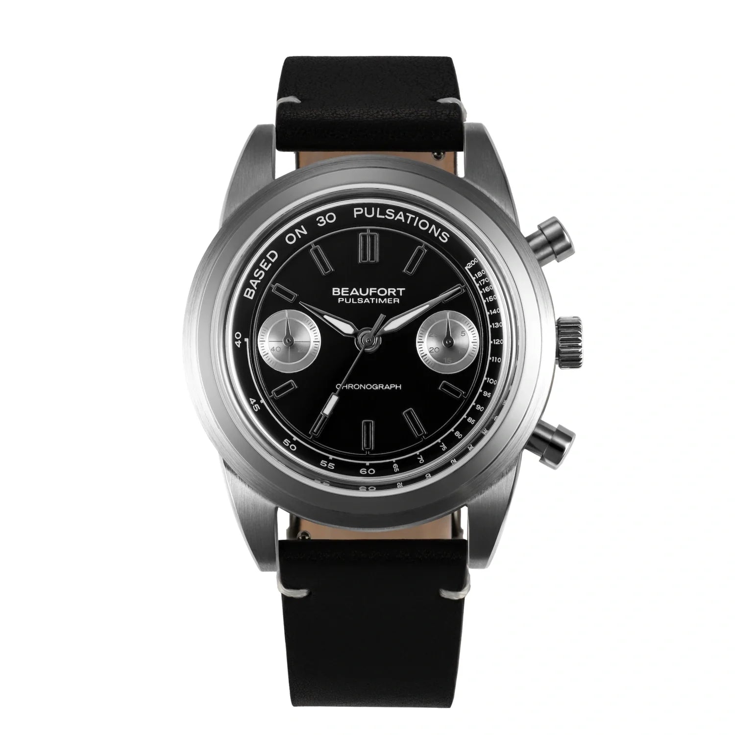 Beaufort Pulsatimer beuPul16 Black Dial Stainless steel 39mm Watch