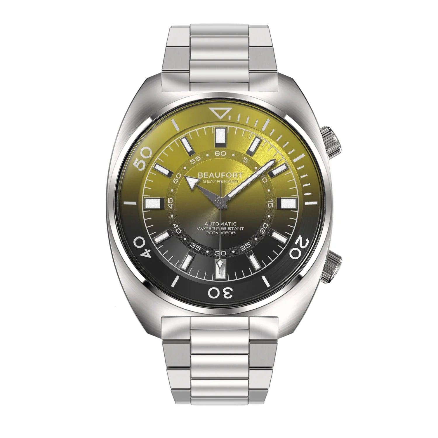Beaufort Seatrekker beuSea9 Yellow Dial Stainless steel 39mm Watch