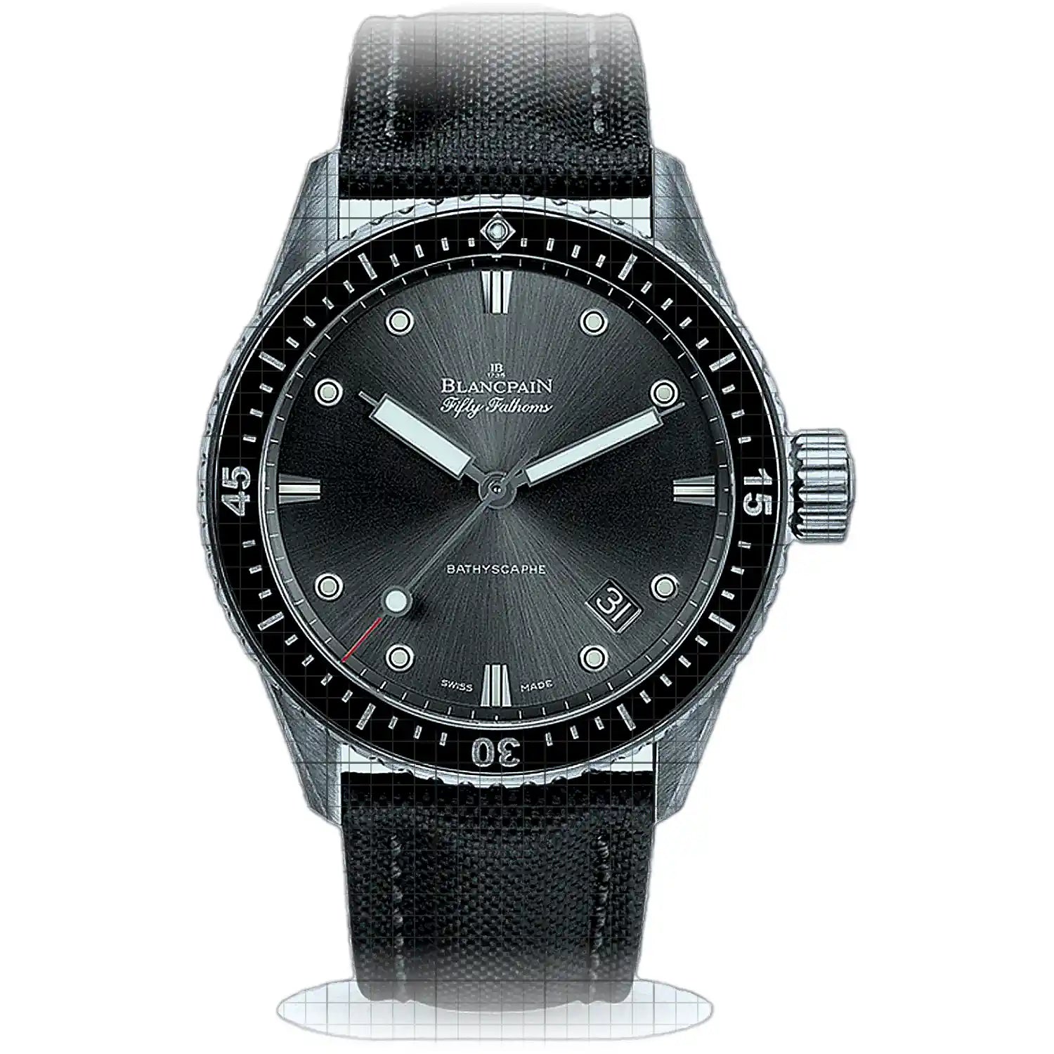 Blancpain Fifty Fathoms Bathyscaphe 43mm Grey