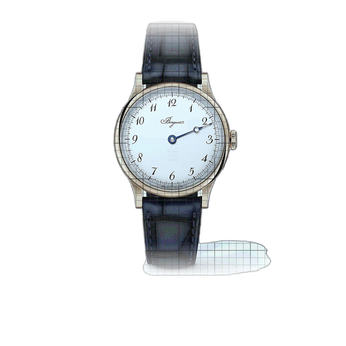 Breguet Classique 2025BH/28/9W6 met witte wijzerplaat en roségoud 40mm Horloge