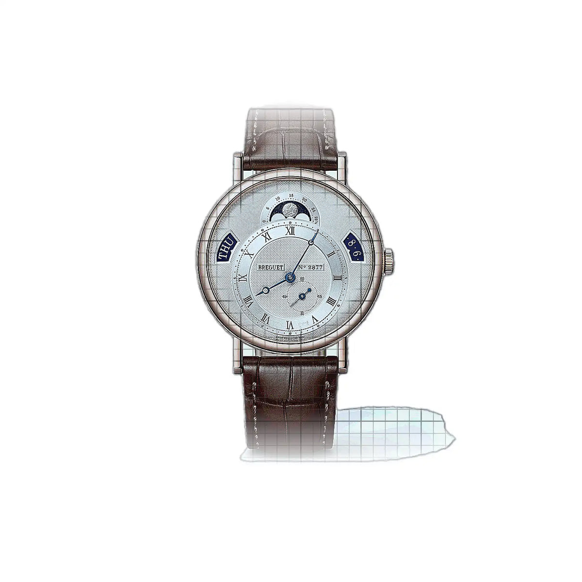 Breguet Classique 7337BR/12/9VU Horloge met zilveren wijzerplaat en roségoud 39mm