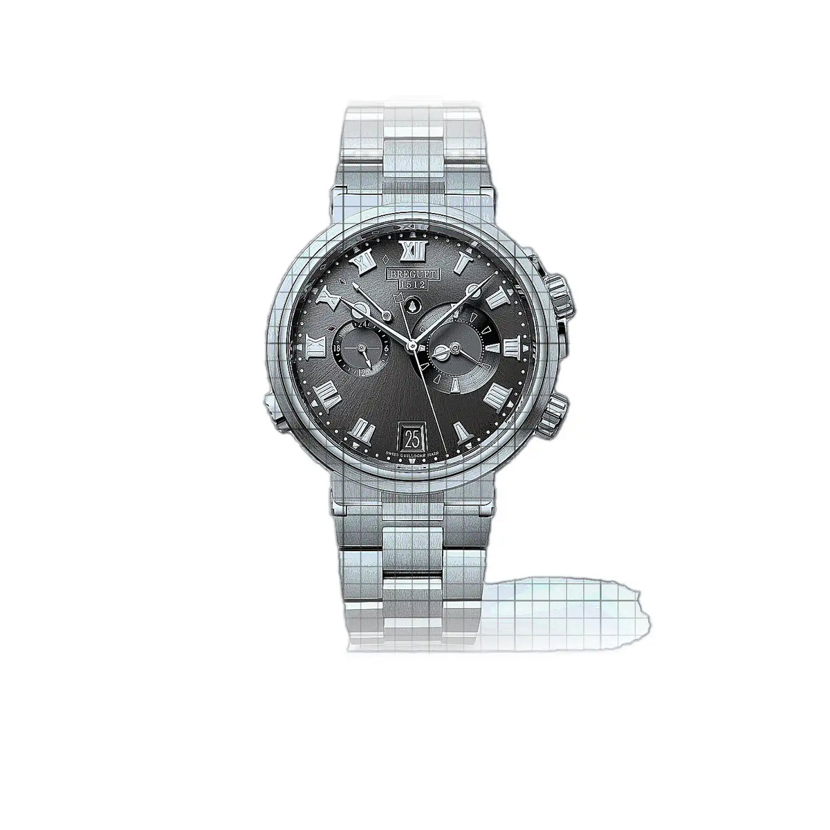 Breguet Marine 5547TI/G2/TZ0 Grey Dial Titanium 40mm Watch