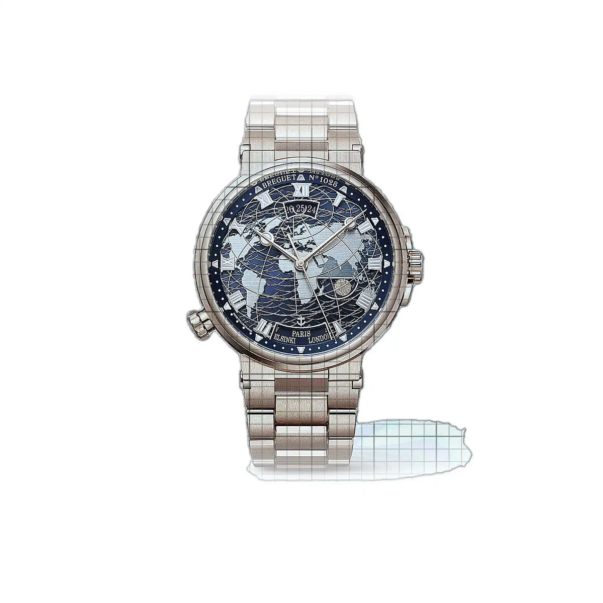 Breguet Marine 5557BR/YS/RW0 Blue Dial Rose gold 44mm Watch