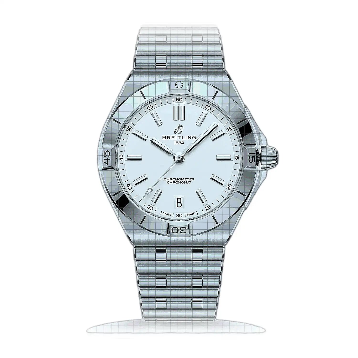 Breitling Chronomat B31 Automatic 40 AB3114101A1A1 White Dial Stainless steel 40mm Watch