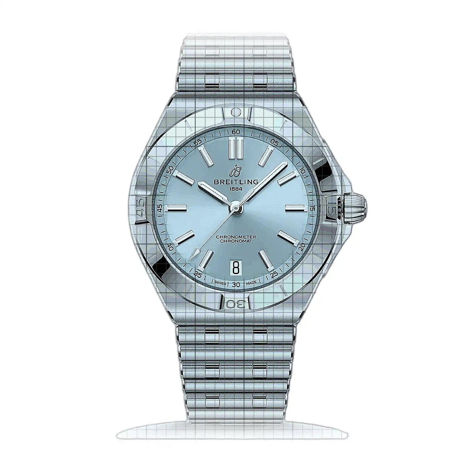 Breitling Chronomat B31 Automatic 40 PB3114101C1A1 Blue Dial Stainless steel 40mm Watch