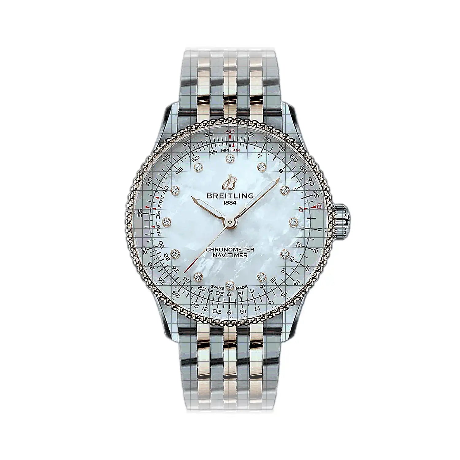Breitling Navitimer Automatic White 36mm