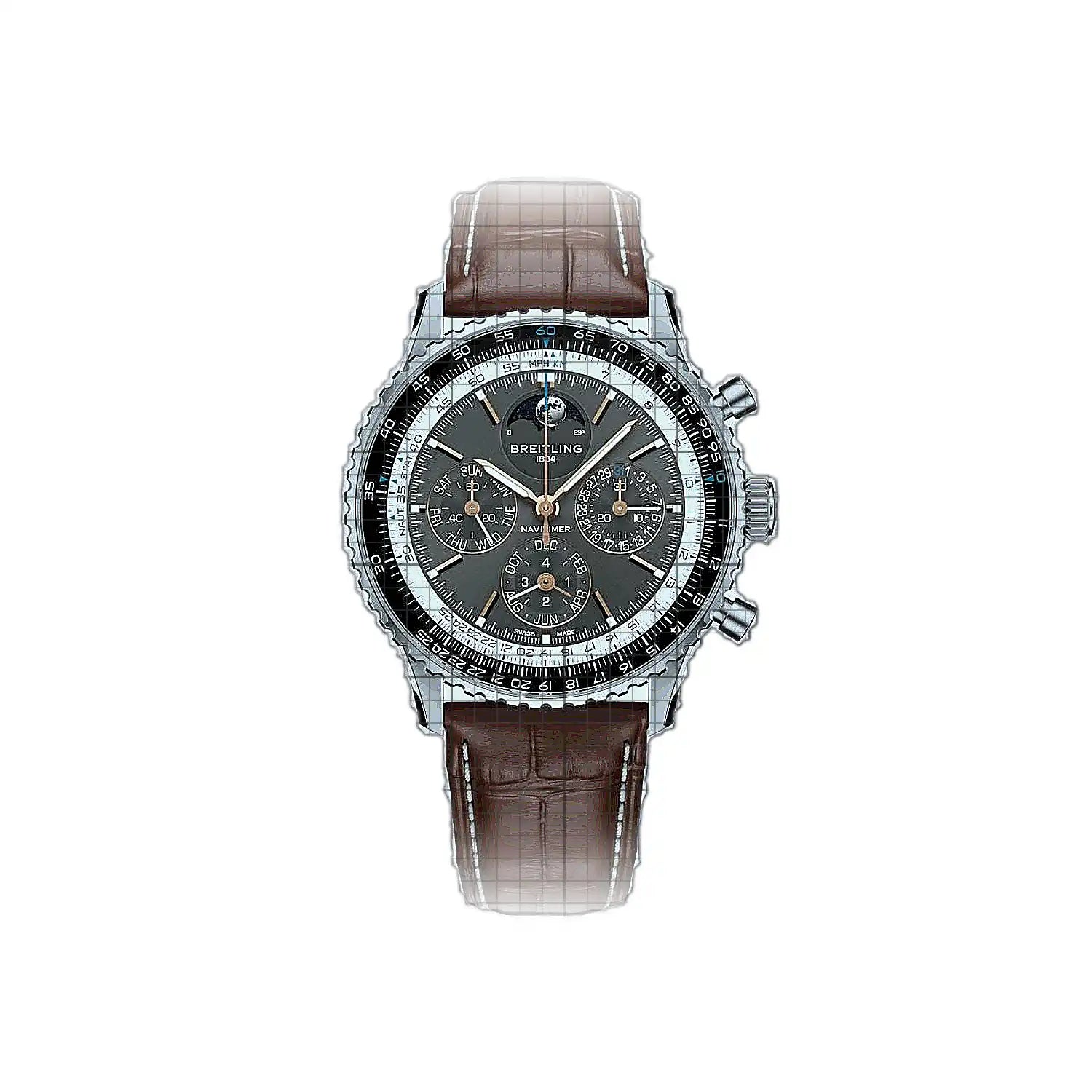 Breitling Navitimer B19 Chronograph 43 Perpetual Calendar 43mm Grey