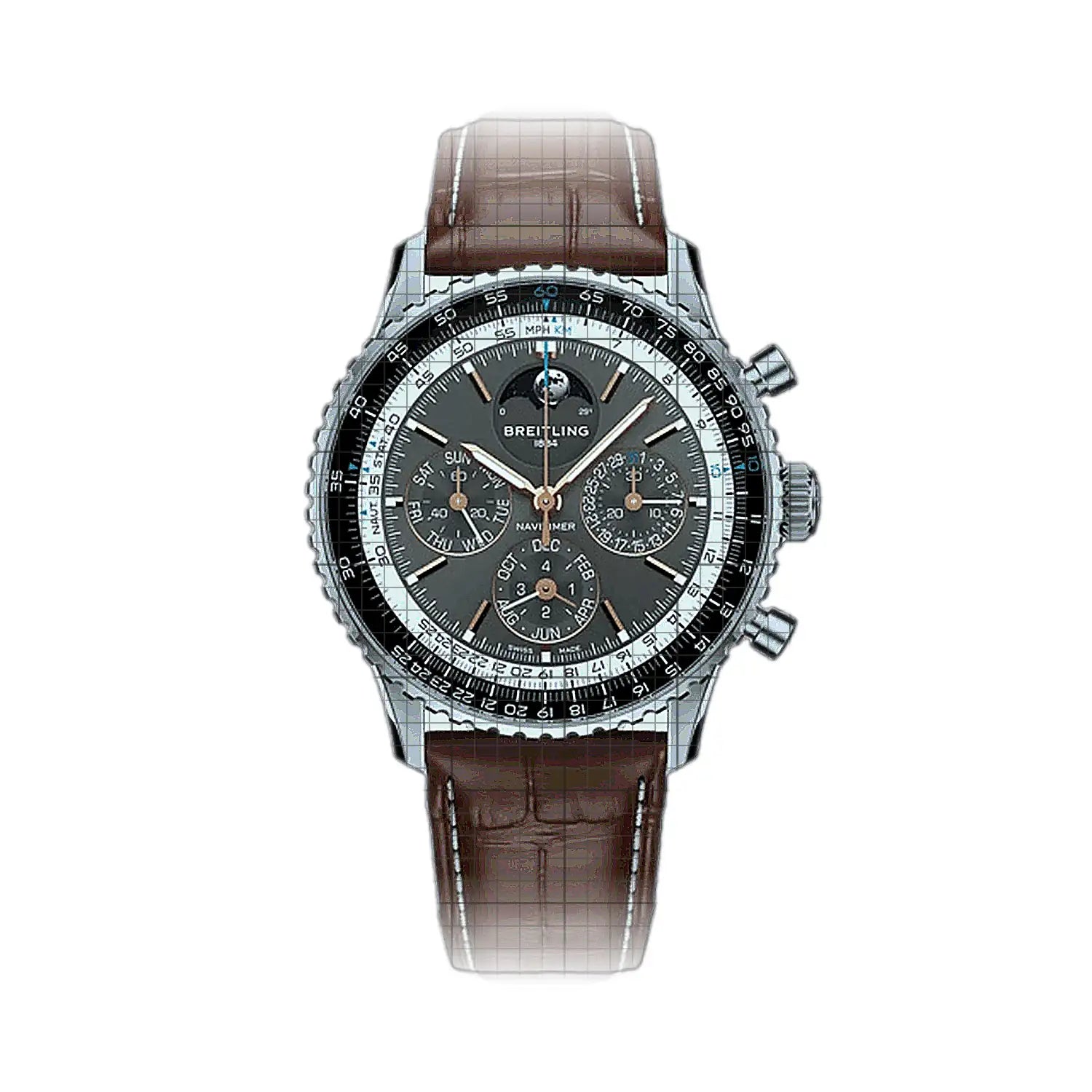 Breitling Navitimer B19 Chronograph 43 Perpetual Calendar 43mm Grey