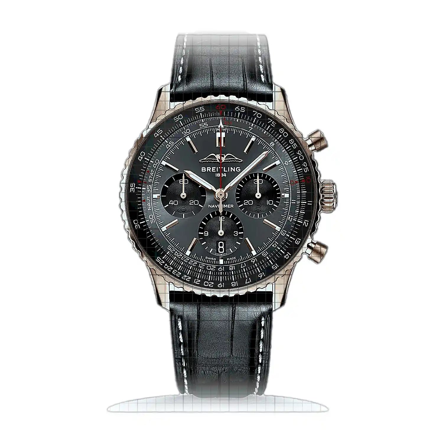 Breitling Navitimer Limited Edition RB0138A11B1P1 Black Dial Red gold 43mm Watch