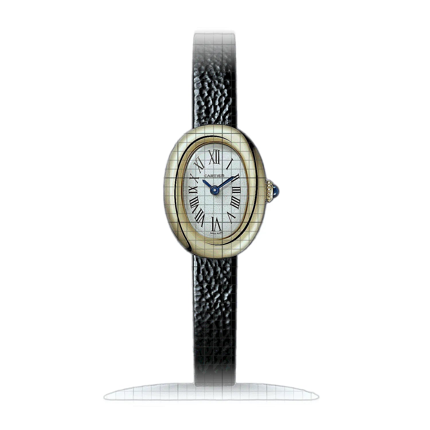 Cartier Baignoire WGBA0075 Pink Dial Yellow gold 19mm Watch