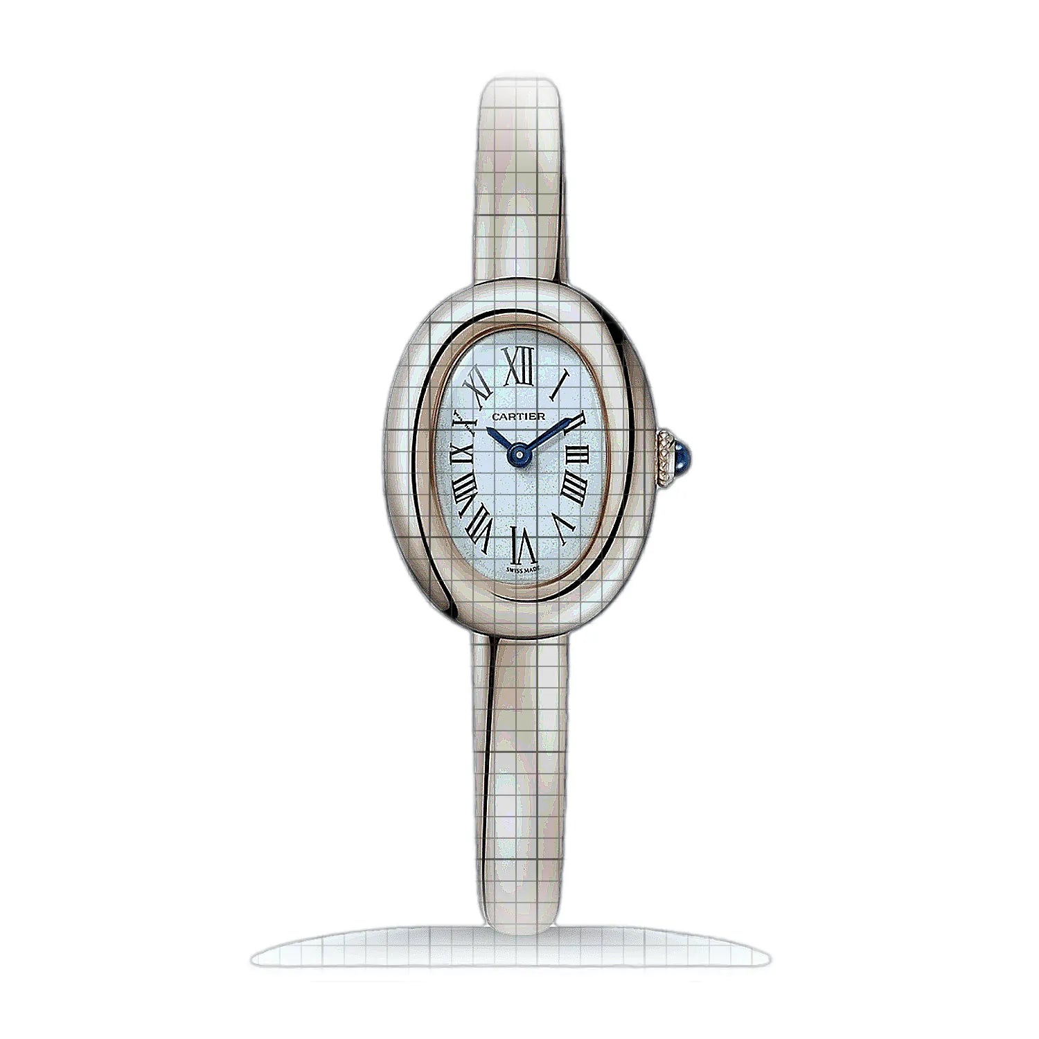 Cartier Baignoire 25mm Silver