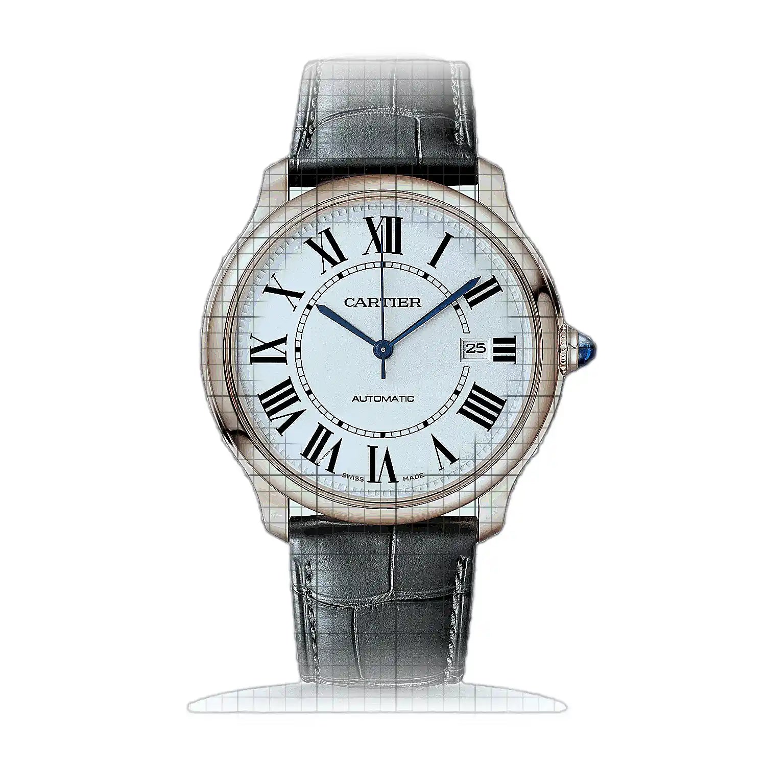 Cartier Ronde Must de Cartier WGRN0011 Beige Dial Rose gold 40mm Watch