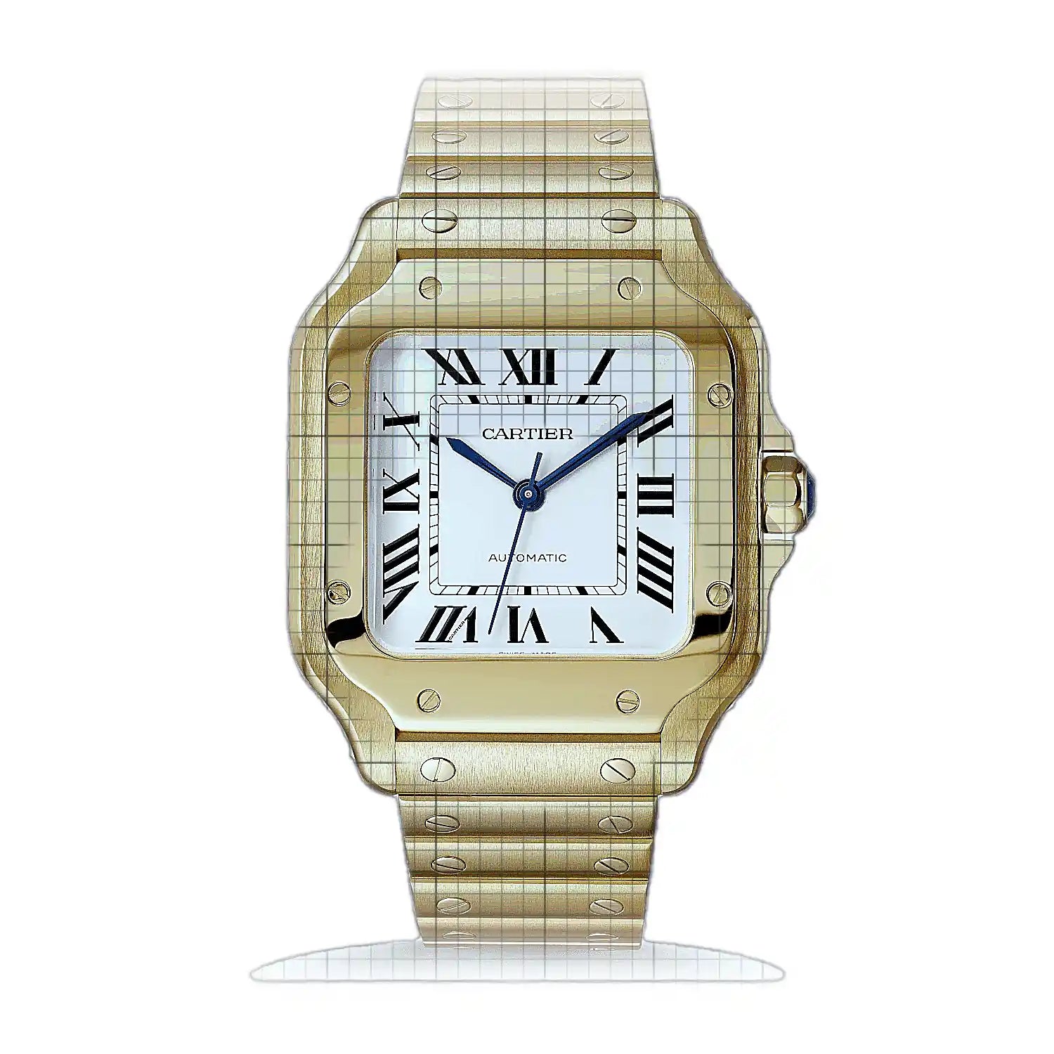 Cartier Santos De Cartier 35mm Silver