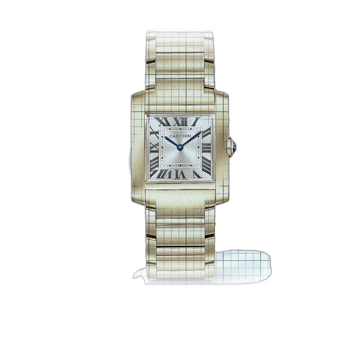 Cartier Tank WGTA0345 Silver Dial Yellow gold 32mm Watch