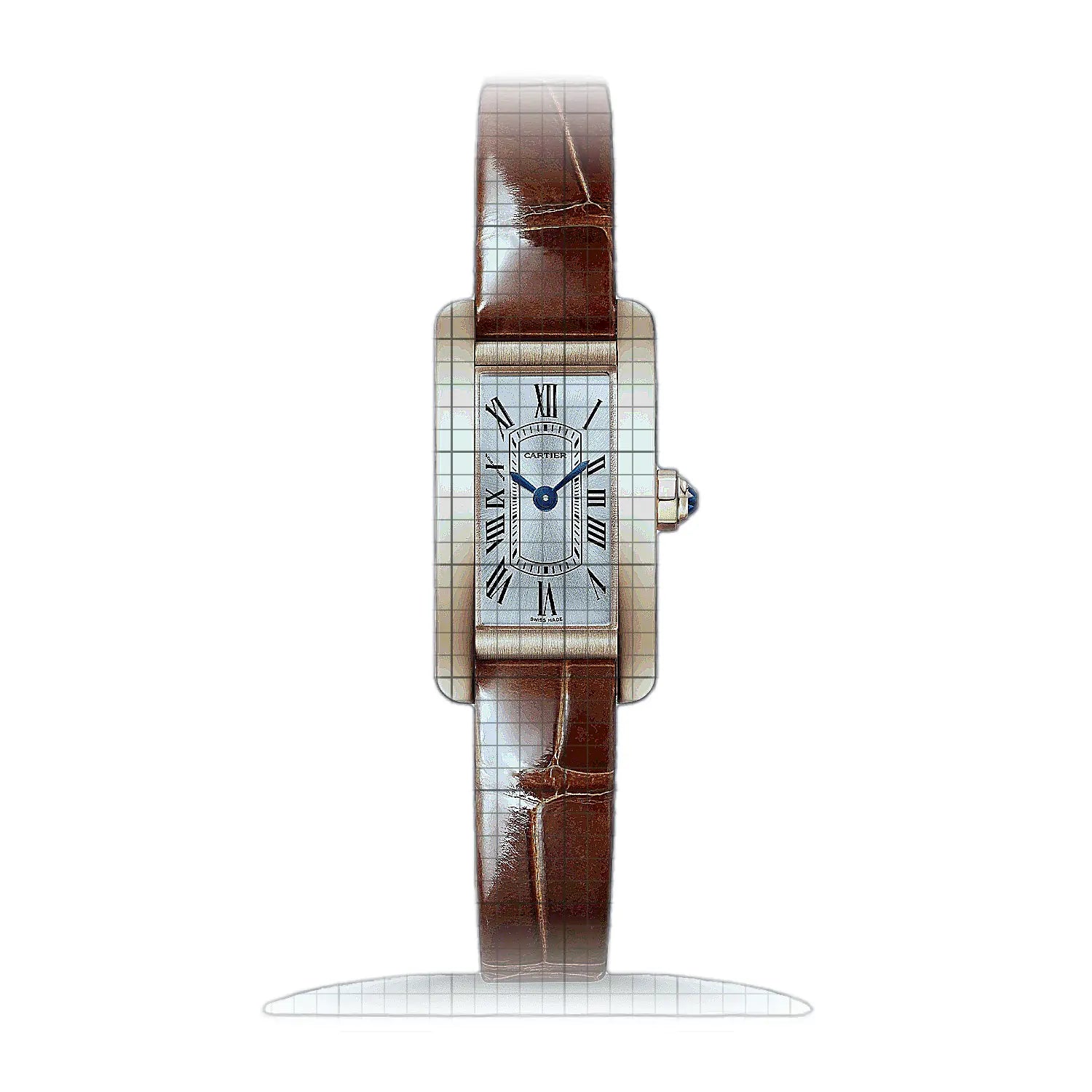 Cartier Tank Américaine Quartz Silver 28 x 15.2mm