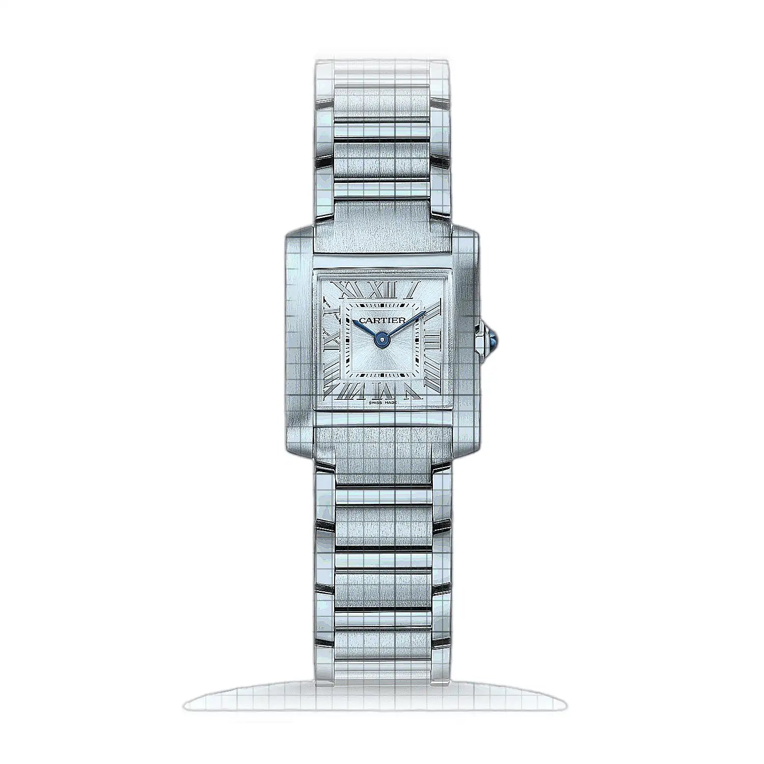 Cartier Tank Française Quartz Silver 25.7 x 21.2mm