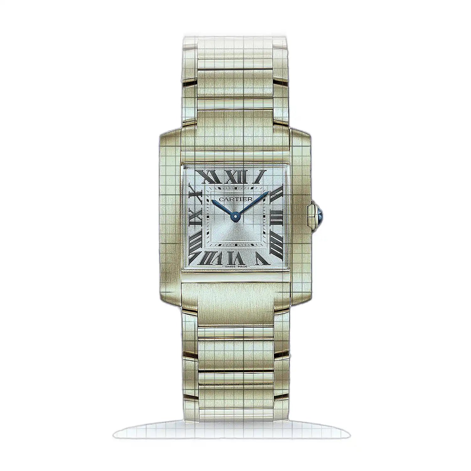 Cartier Tank Française Mittleres Modell WGTA0113 Gold Dial Yellow gold 27mm Watch