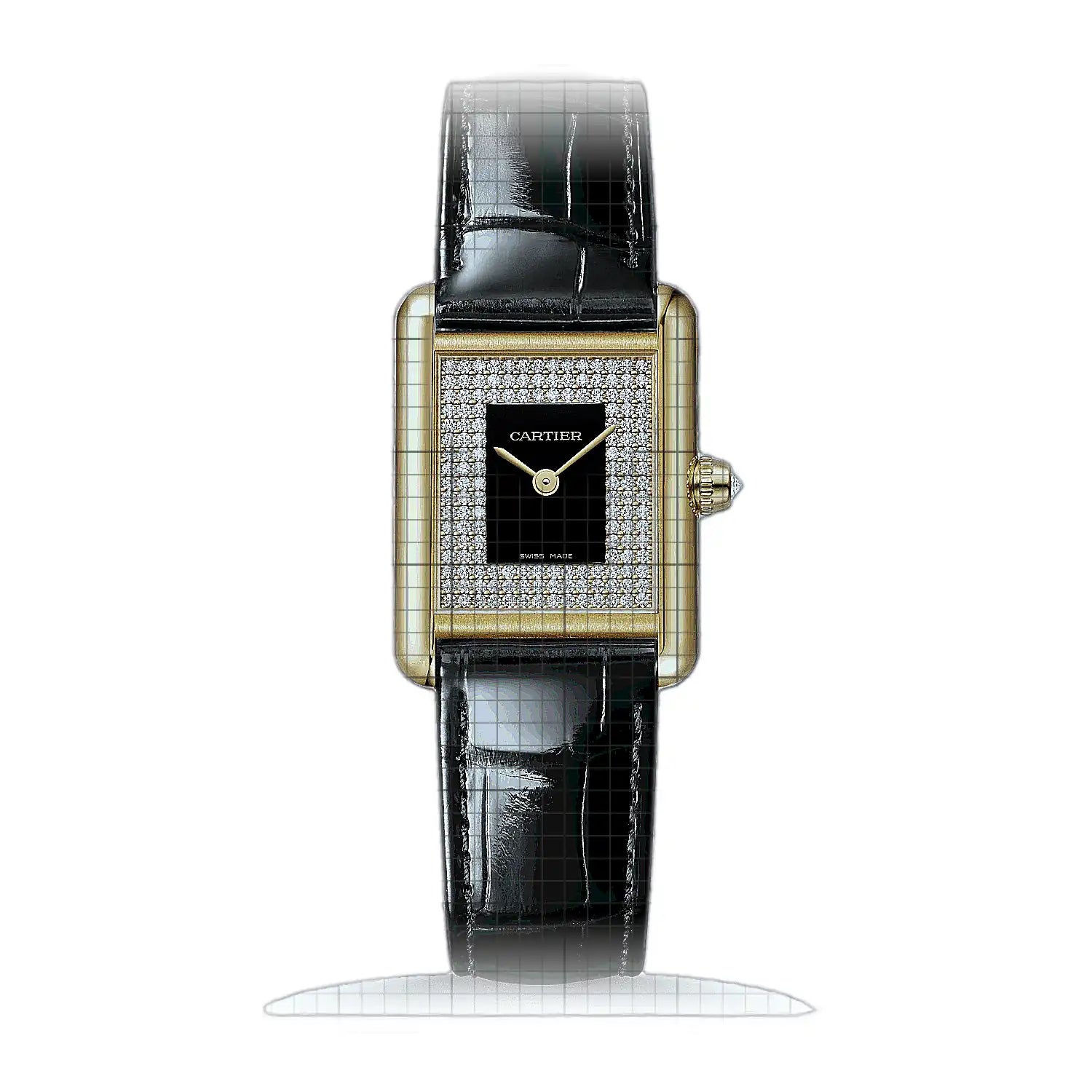 Cartier Tank Louis Cartier Kleines Modell WGTA0269 White Dial Yellow gold 22mm Watch