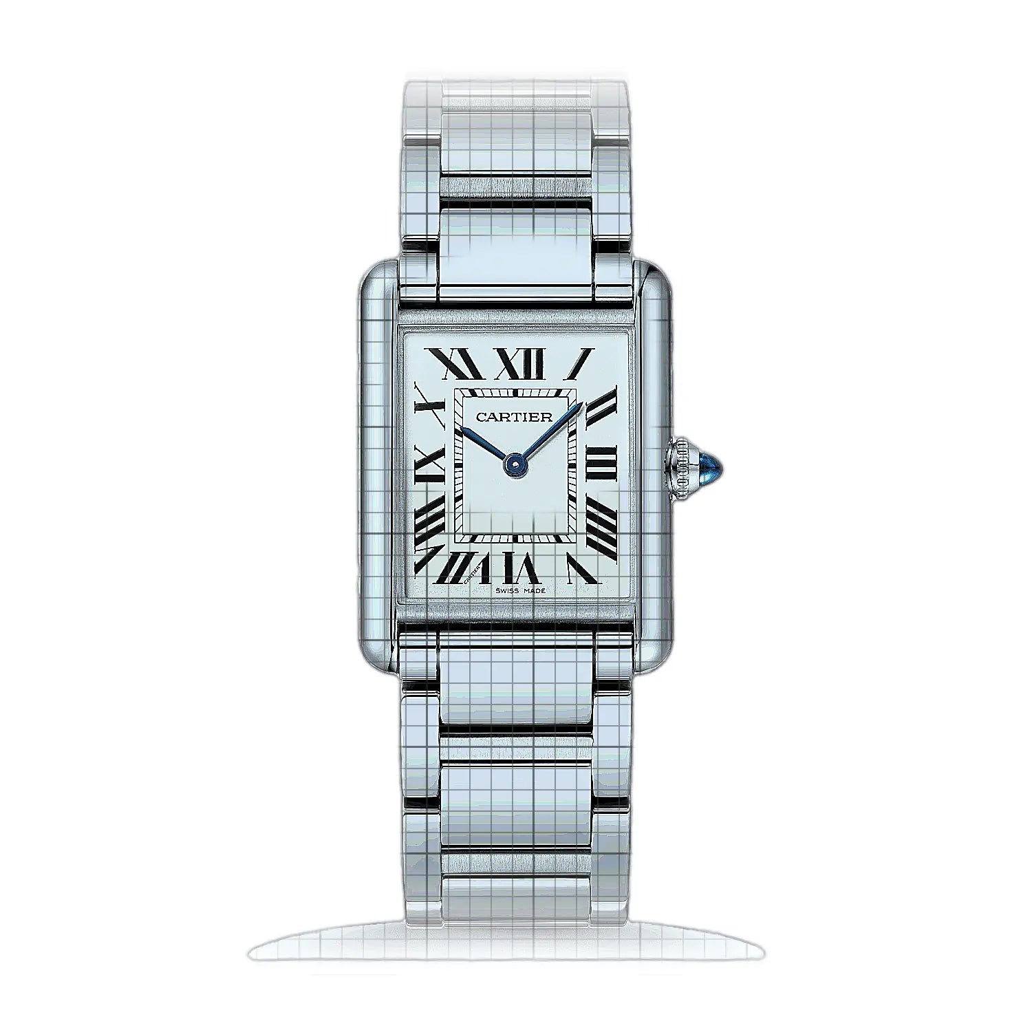 Cartier Tank Must Quartz Silver 33.7 x 25.5mm