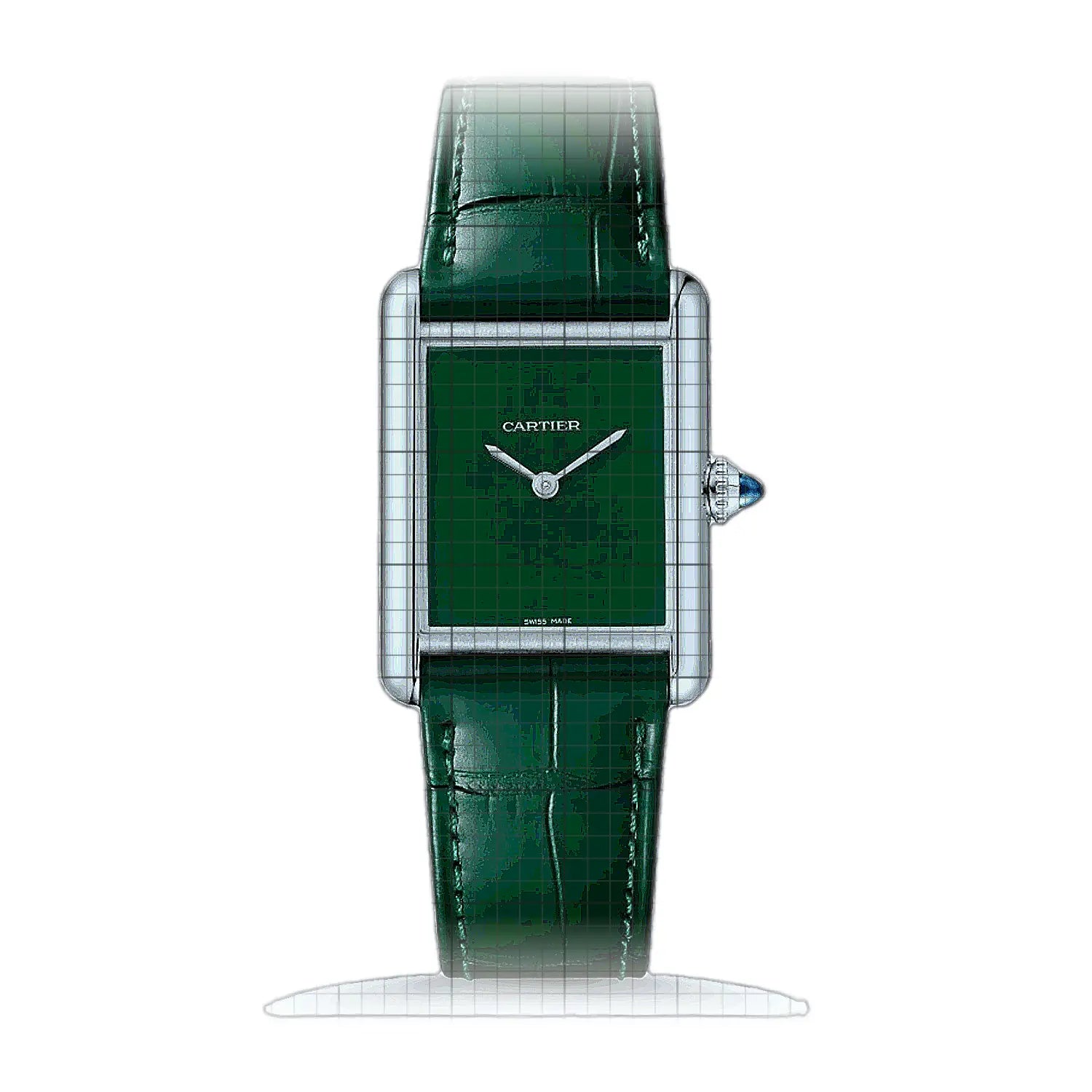 Cartier Tank Must Quartz Green 33.7 x 25.5mm