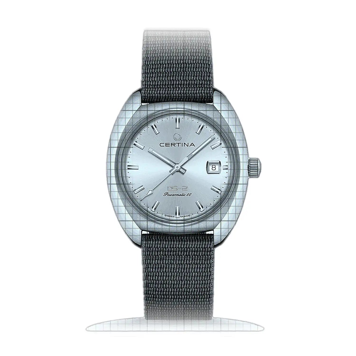 Certina DS-2 Powermatic 80 C024.407.18.031.00 Silver Dial Stainless steel 40mm Watch