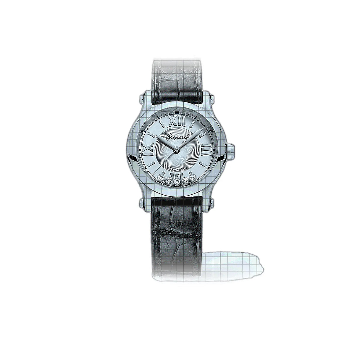Chopard Happy Sport 278573-3001 Silber Zifferblatt Edelstahl 30 mm Uhr