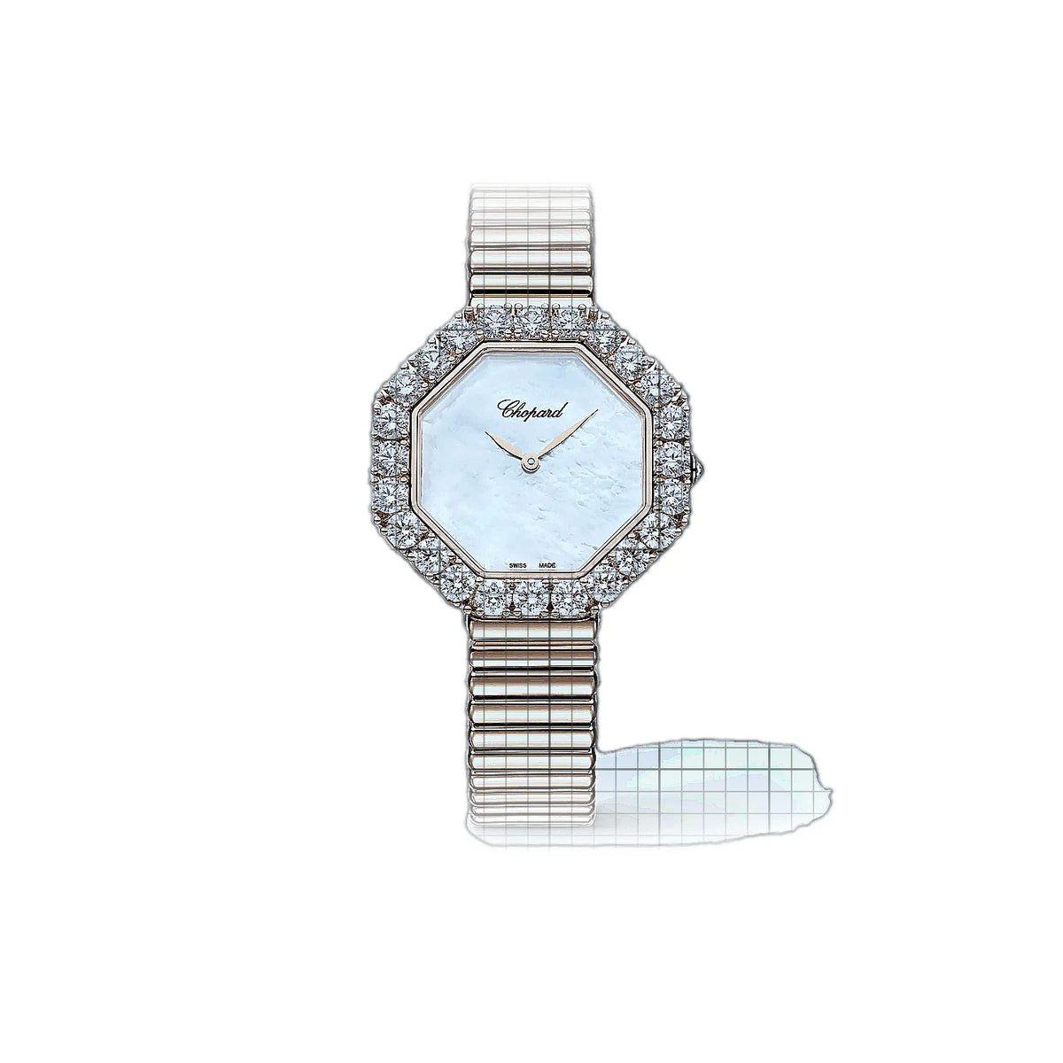Chopard L'Heure du Diamant 10A097-5604 Weiß Zifferblatt Roségold 32 mm Uhr
