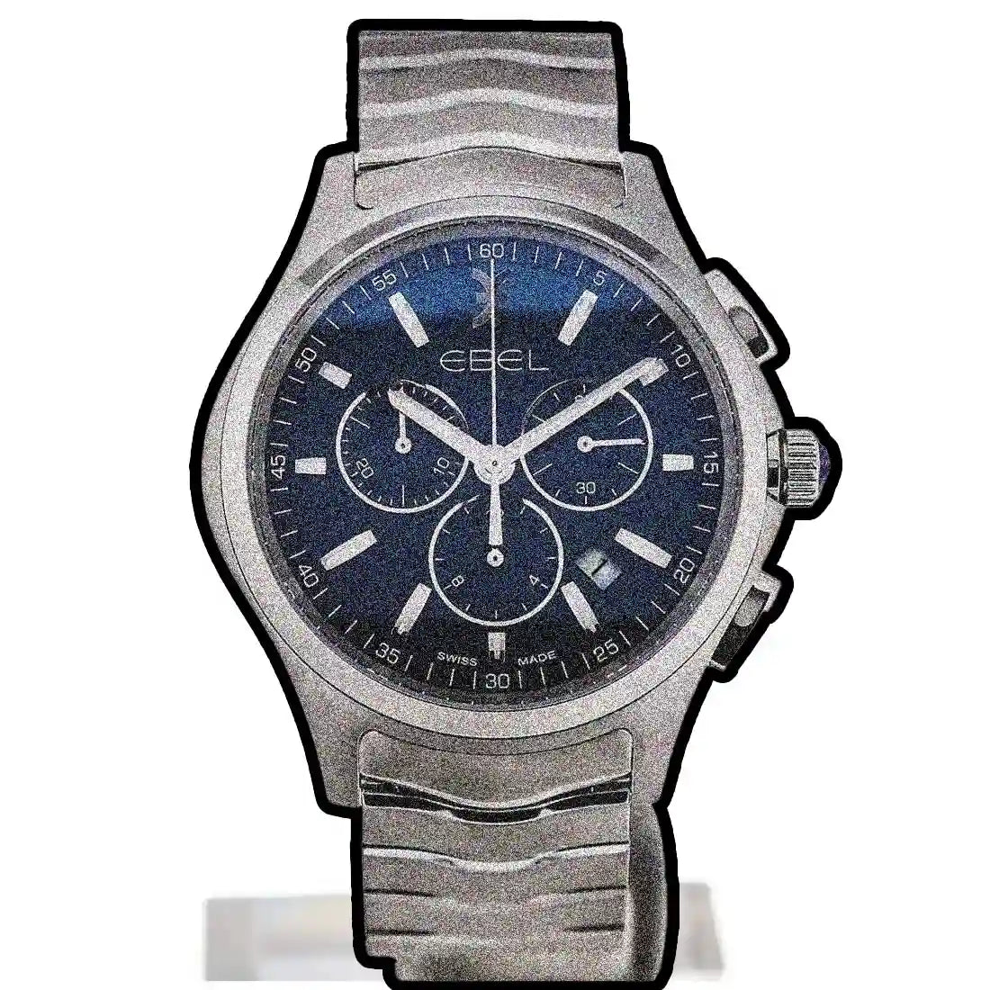 Ebel Wave Quartz Blue 42 mm