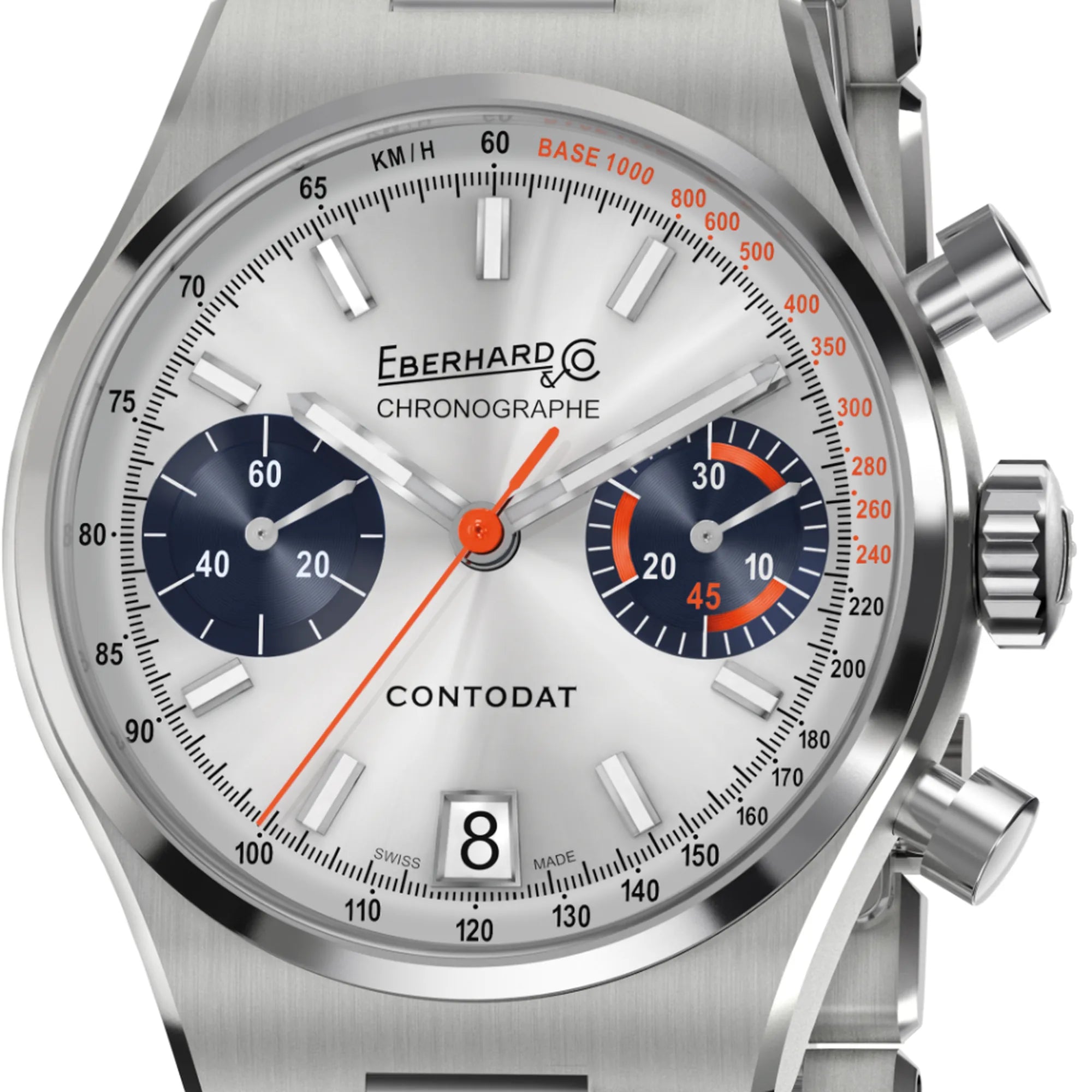 Eberhard & Co Contodat Chronographe Silver 31156.03 CA2C