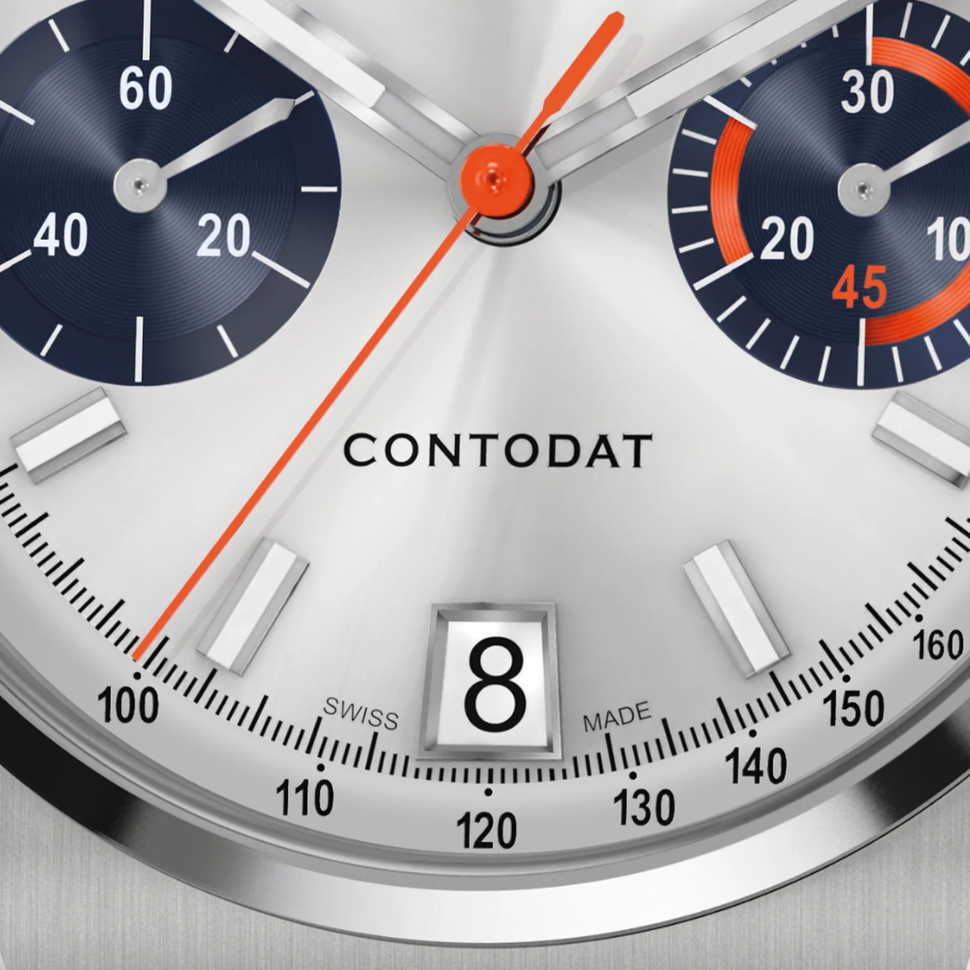 Eberhard & Co Contodat Chronographe Silver 31156.03 CA2C